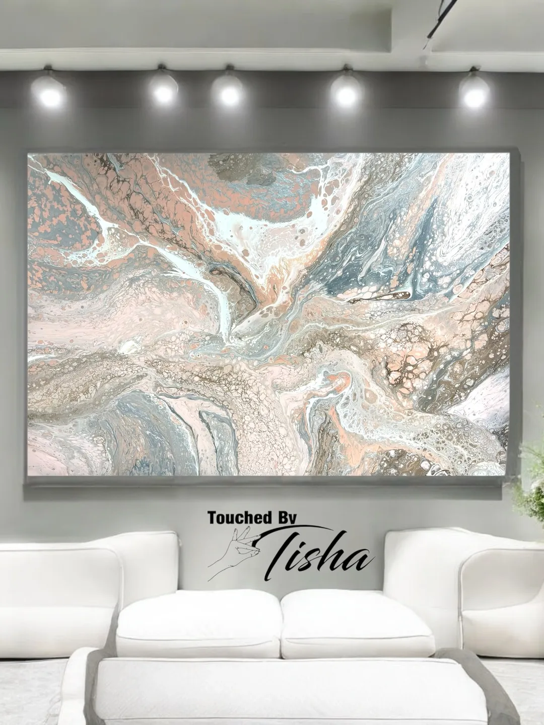 rs=w_1440,h_1440 A large painting of a river on the wall